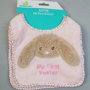 🌼🍒 My First Easter Bunny Bib Set